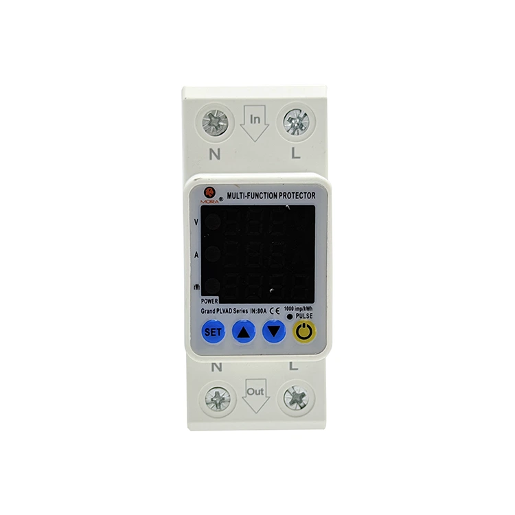 2P ອັດຕະໂນມັດ Reconnect Voltage Protector Type M Triple Display