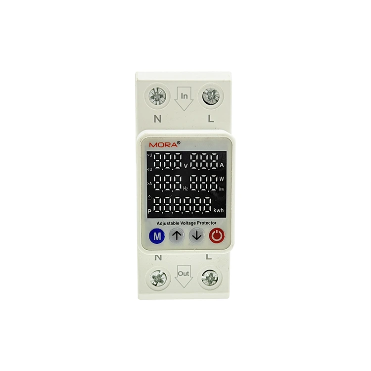 2P Smart Voltage Protector ປະເພດ M ຫ້າຈໍສະແດງຜົນດິຈິຕອນ
