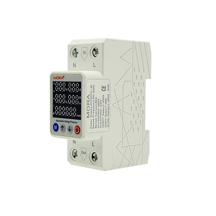 2P Smart Voltage Protector ປະເພດ M ຫ້າຈໍສະແດງຜົນດິຈິຕອນ