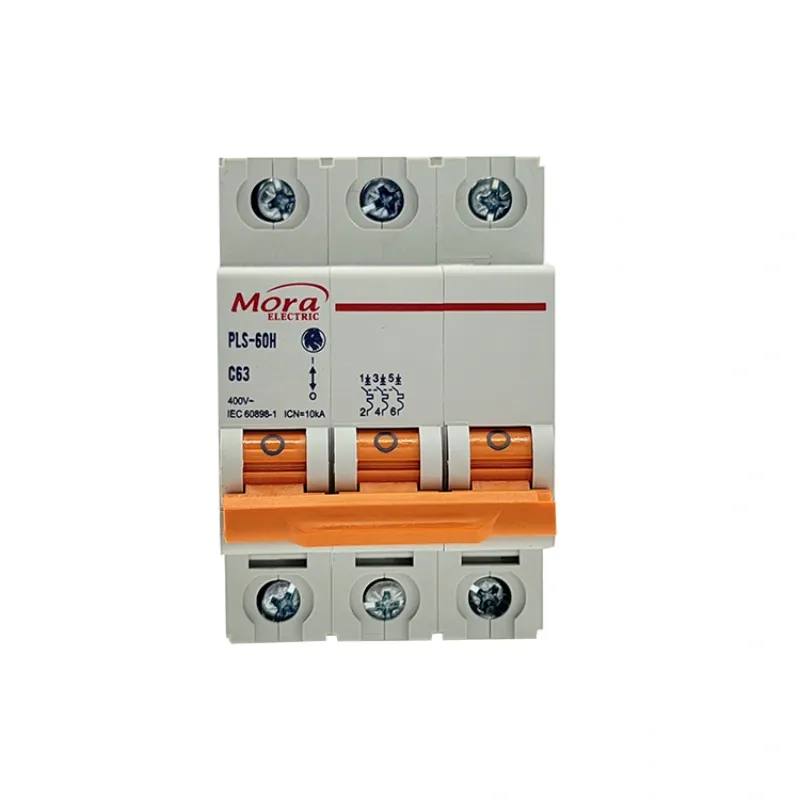 3P AC Miniature Breaker ສໍາລັບລະບົບກະຈາຍພະລັງງານສາມເຟດ